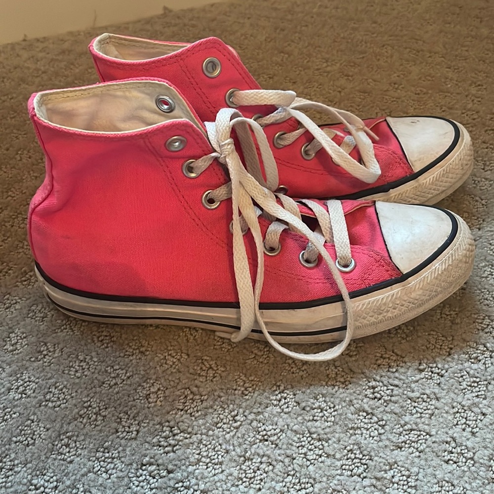 hot pink high tops